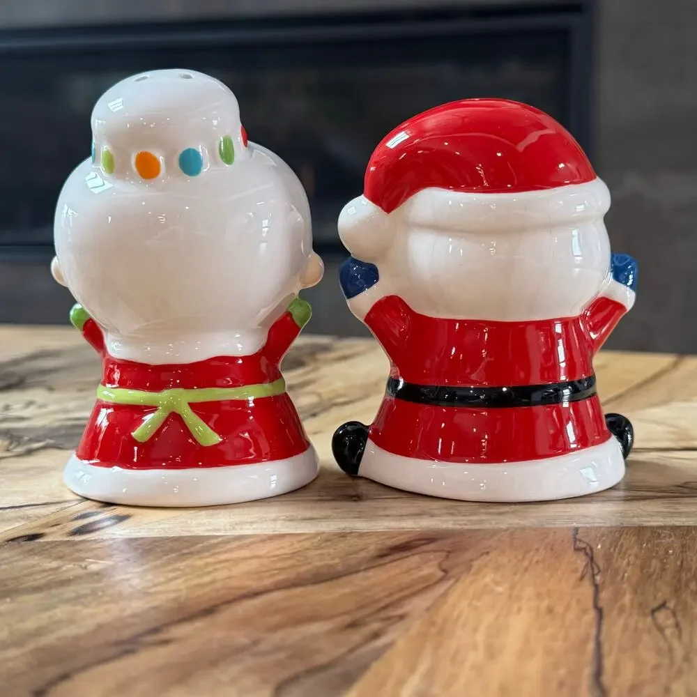 Target Brand Santa and Mrs. Claus Salt and Pepper Shakers, Christmas, Holiday